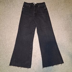 Dear John Jeans Black Wide-Leg Women's Size 28 High Rise